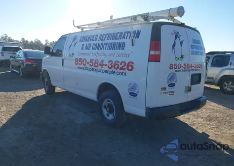 2011 Chevrolet Express 2500 Work Van z USA, uszkodzony, nr VIN 1GCWGFCA3B1166183